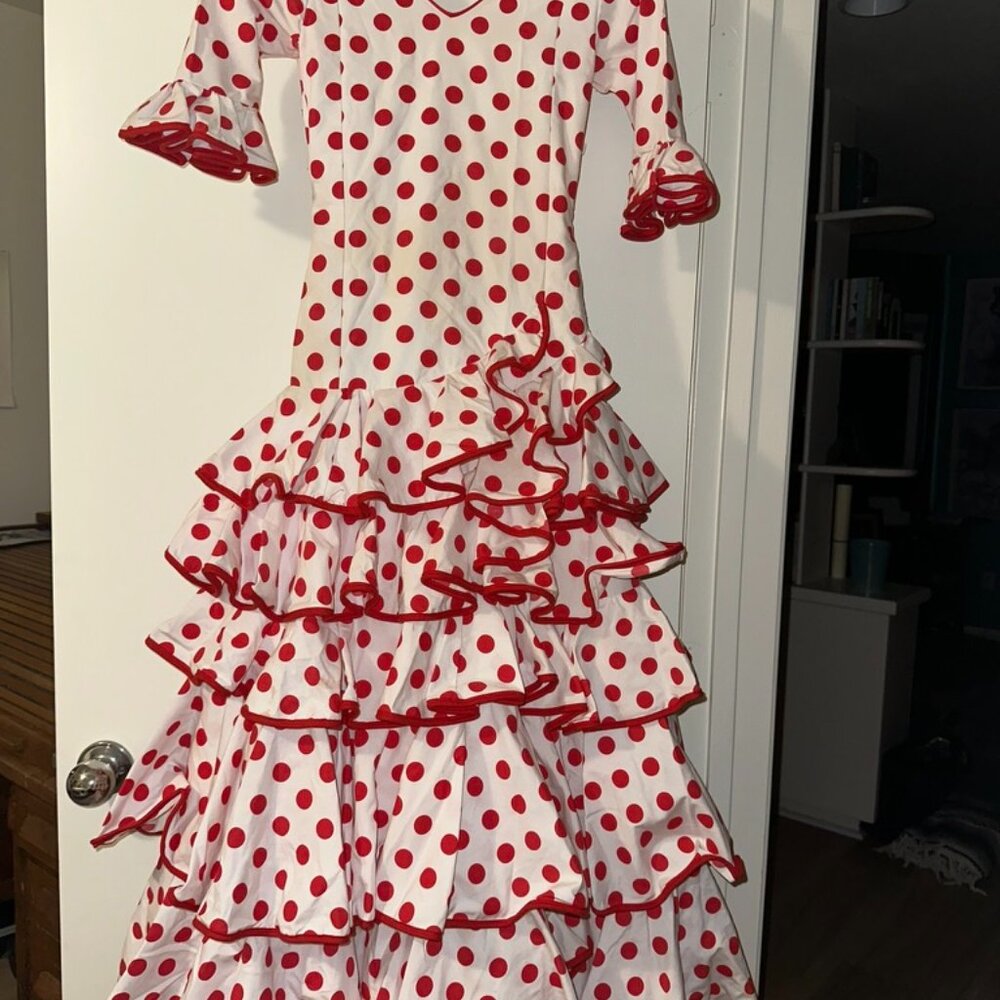 Flamenco Feria Dress from Southern Spain for Sevillanas!